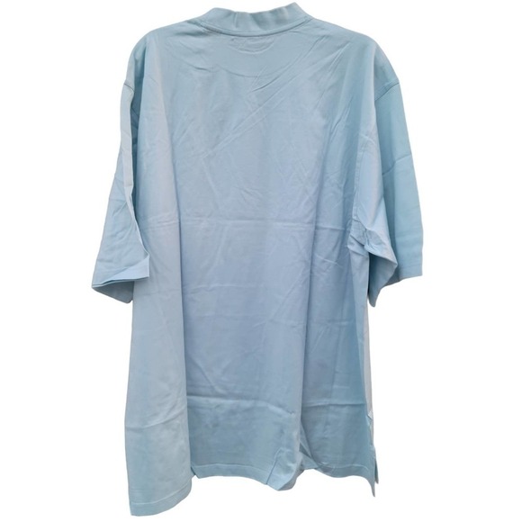 Albert Ross Men XXL Big and Tall Short Sleeve Light Blue Shirt - Picture 6 of 7